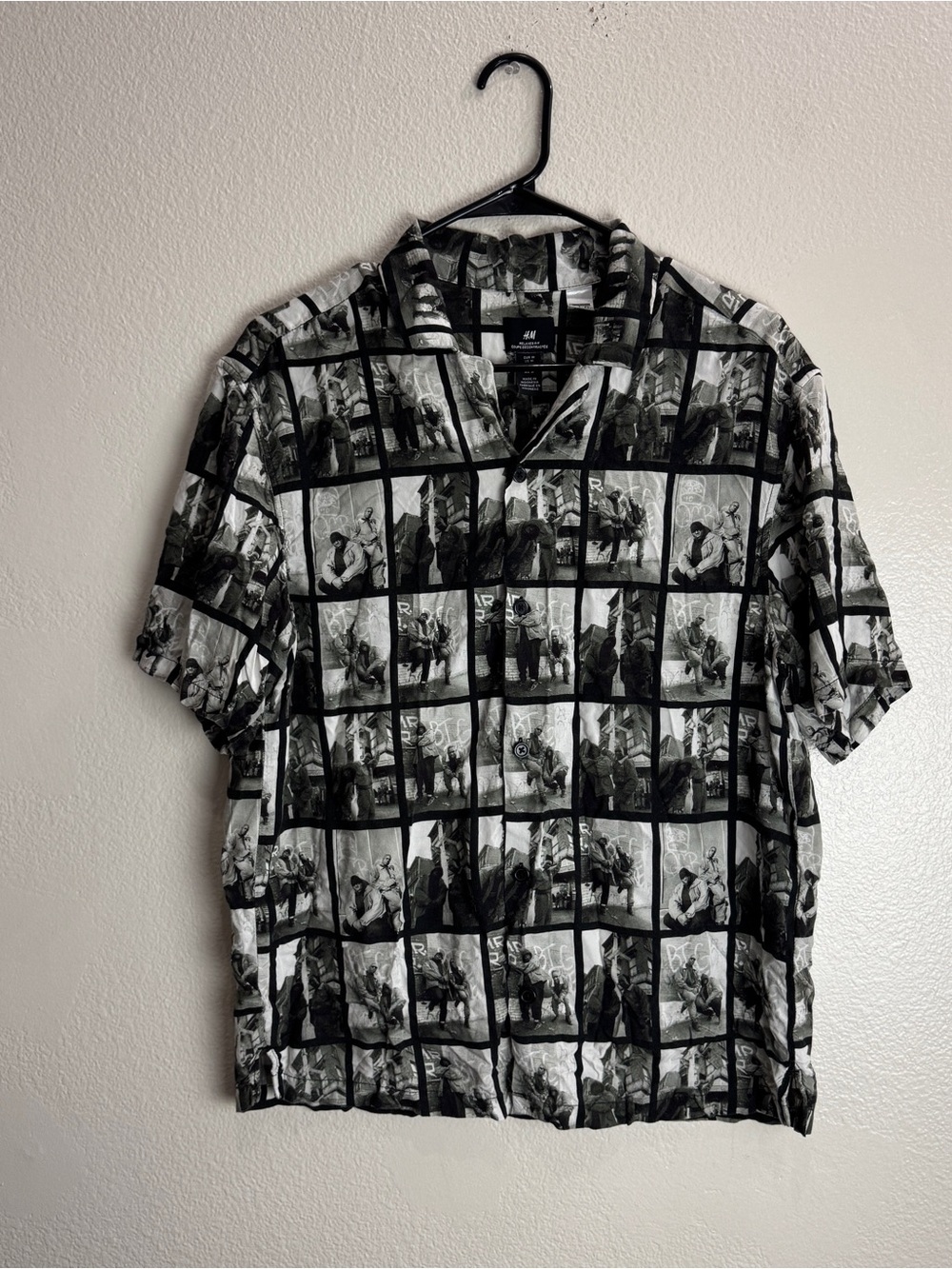 Biggie Smalls Hm Button Up Relaxed Fit Shirt Size Medium